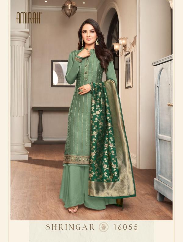 Amirah Shringar Satin Silk Embroidery Salwar Kameez